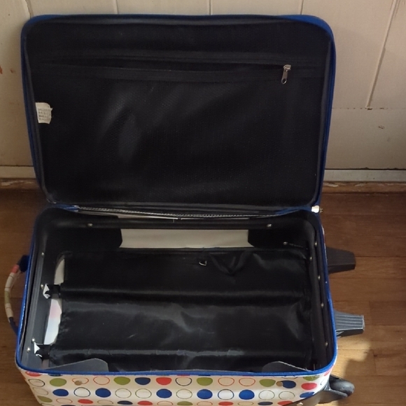 Embark Polka Dot Rolling Suitcase - Picture 4 of 6